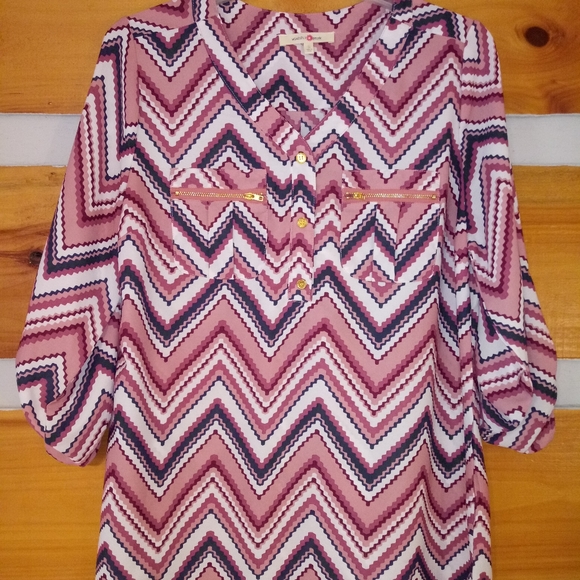 Wishful Park Large 3/4 Sleeve Dress Shirt - Picture 1 of 4